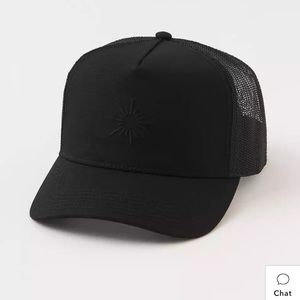 American Eagle black trucker hat